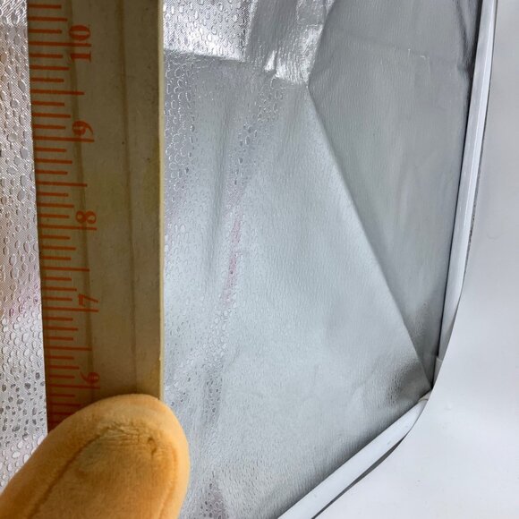 Peeps Plush Bunny Set Of 2  Yellow With Overalls Pink Easter Holiday - Picture 5 of 6